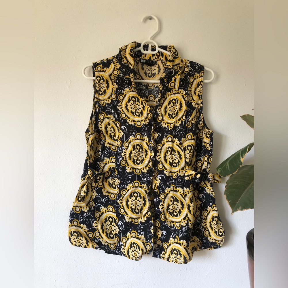 Vintage Carole Little vest top